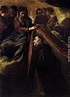 St Ildefonso Receiving the Chasuble from the Virgin by Diego Rodriguez de Silva Velazquez